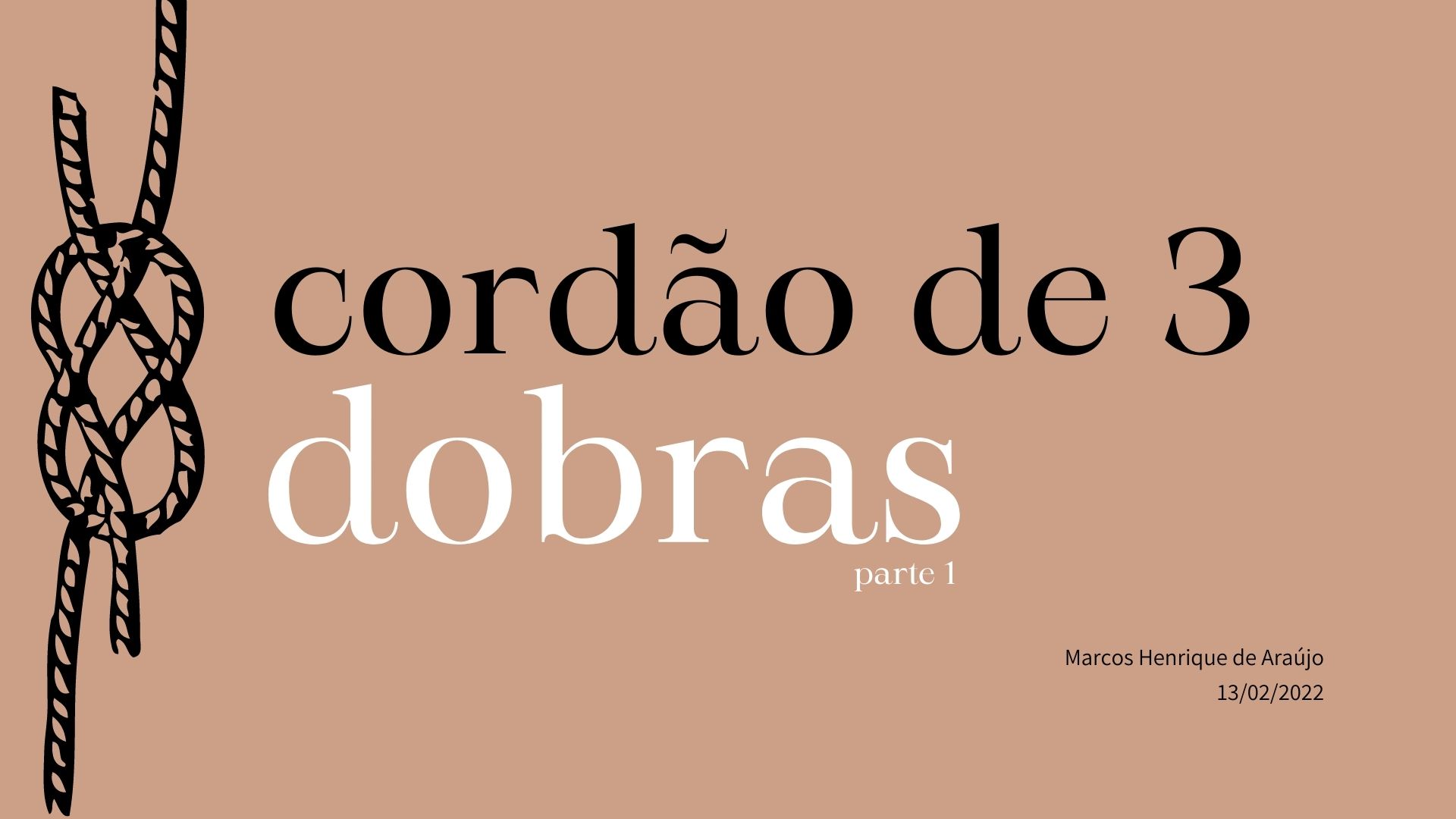 Cordão De Três Dobras